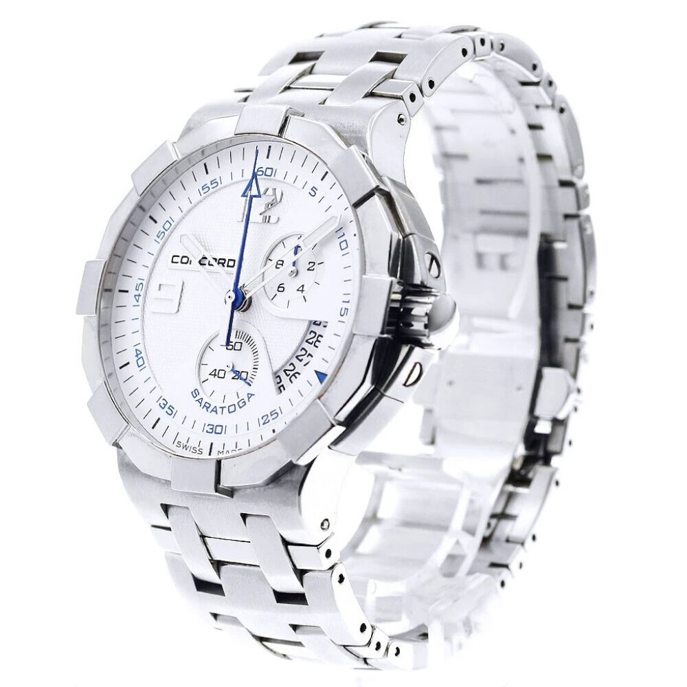 Concord Saratoga 02.6.14.1041 Chronograph Silver Dial Quartz Men's Watch